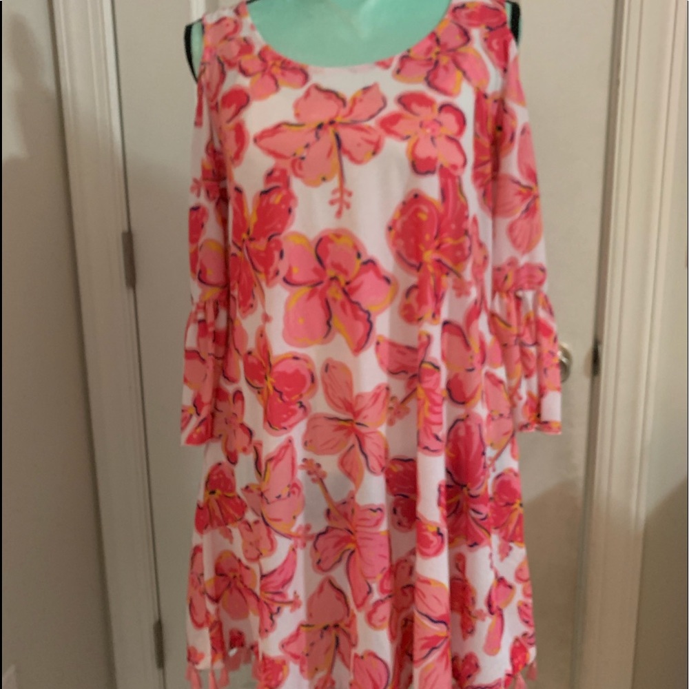 Simply Southern Cold Shoulder Dress